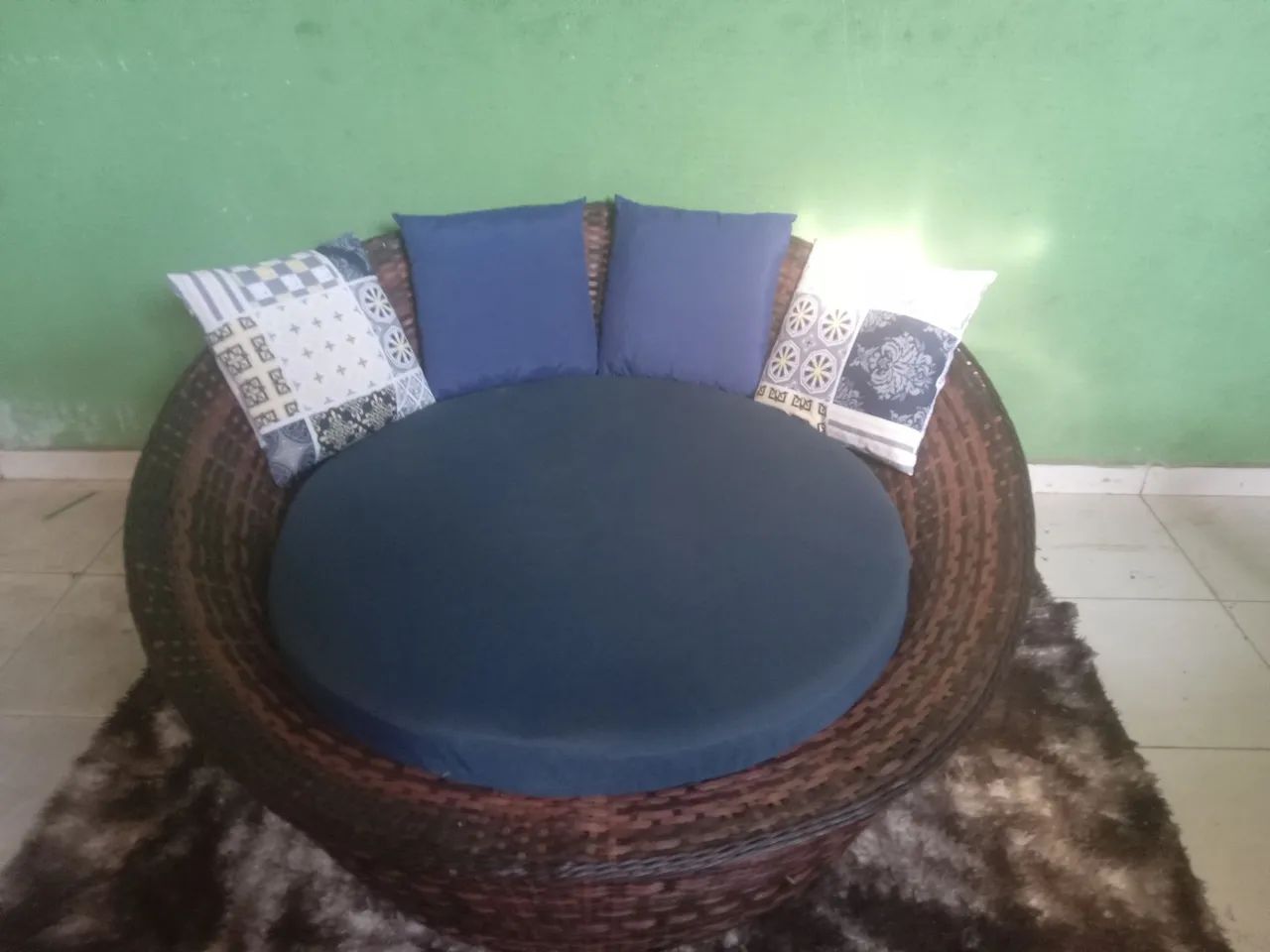 Sofá de Vime de área externa  - Foto 2