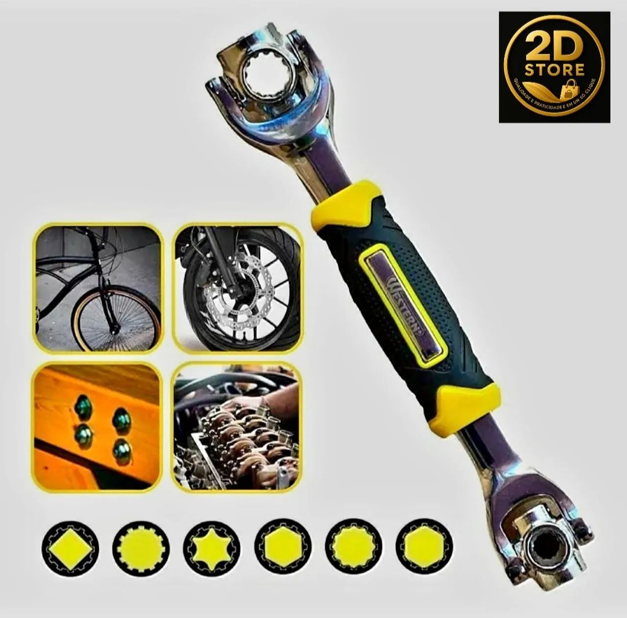 Chave Universal Multifuncional 8 em 1 - Ferramentas - Foto 4