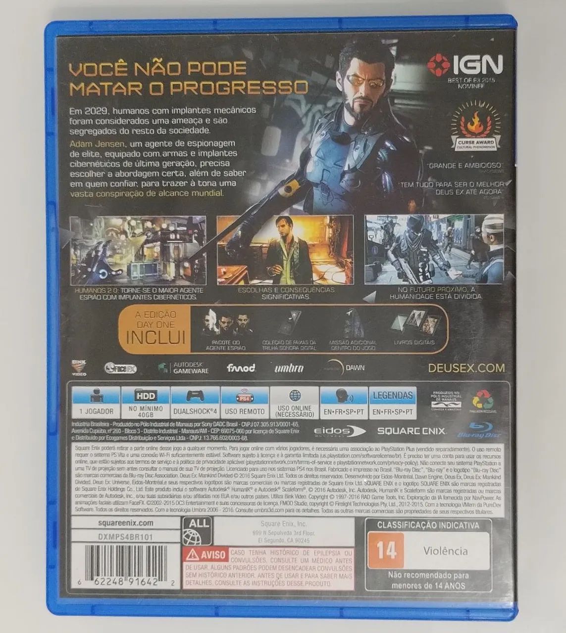 Deus EX  Mankind Divided - PS4 - Foto 3