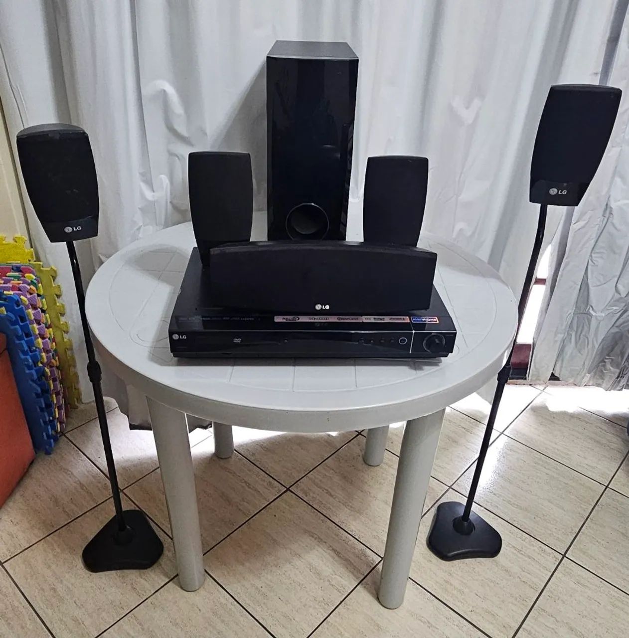 Home Theater LG 5.1, com defeito. - Foto 2