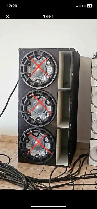 Caixote para 3 UXP de 12