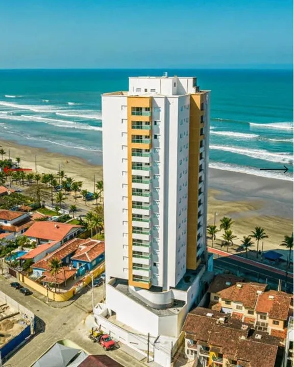 APARTAMENTO PARA VENDA MOBILIADO VISTA MAR 02 QUARTOS VILA ATLÂNTICA MONGAGUÁ SP.
