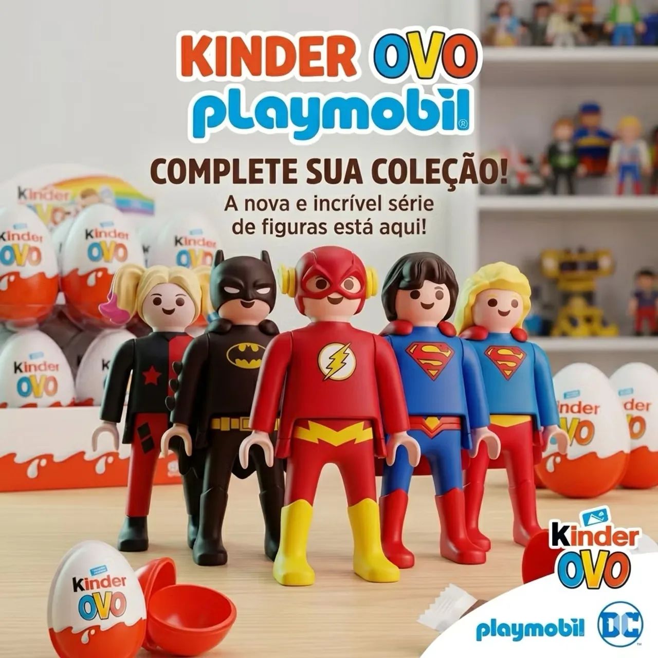 Mulher Maravilha coleção Playmobil kinder - Foto 2
