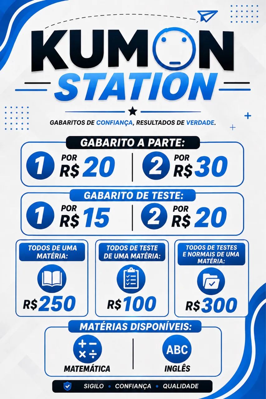 Gabaritos Matemática/Inglês-chame privado para mais informações  - Foto 2