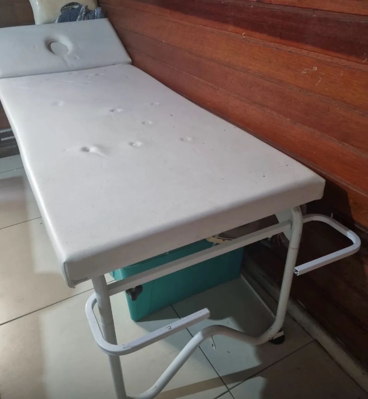 Maca Fixa Nova com Apoio de Cabeça - Nunca Usada - Foto 2