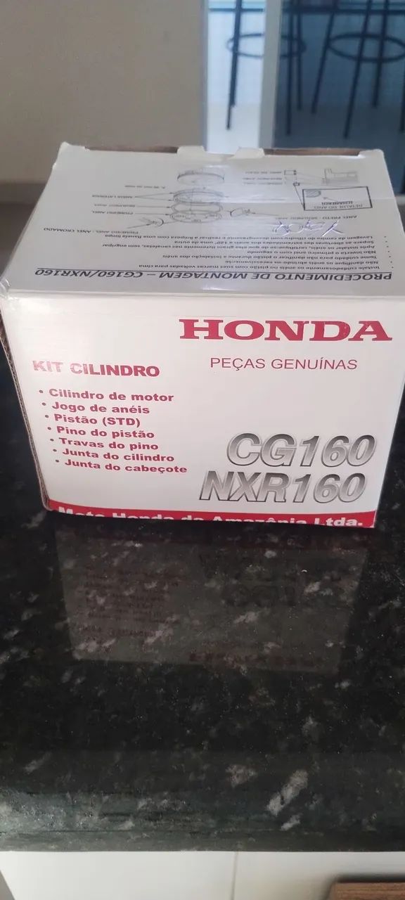Kit cilindro motor 399 reais, Cg Fan / Bros 160, 2016 a 2024 original Honda. - Foto 6