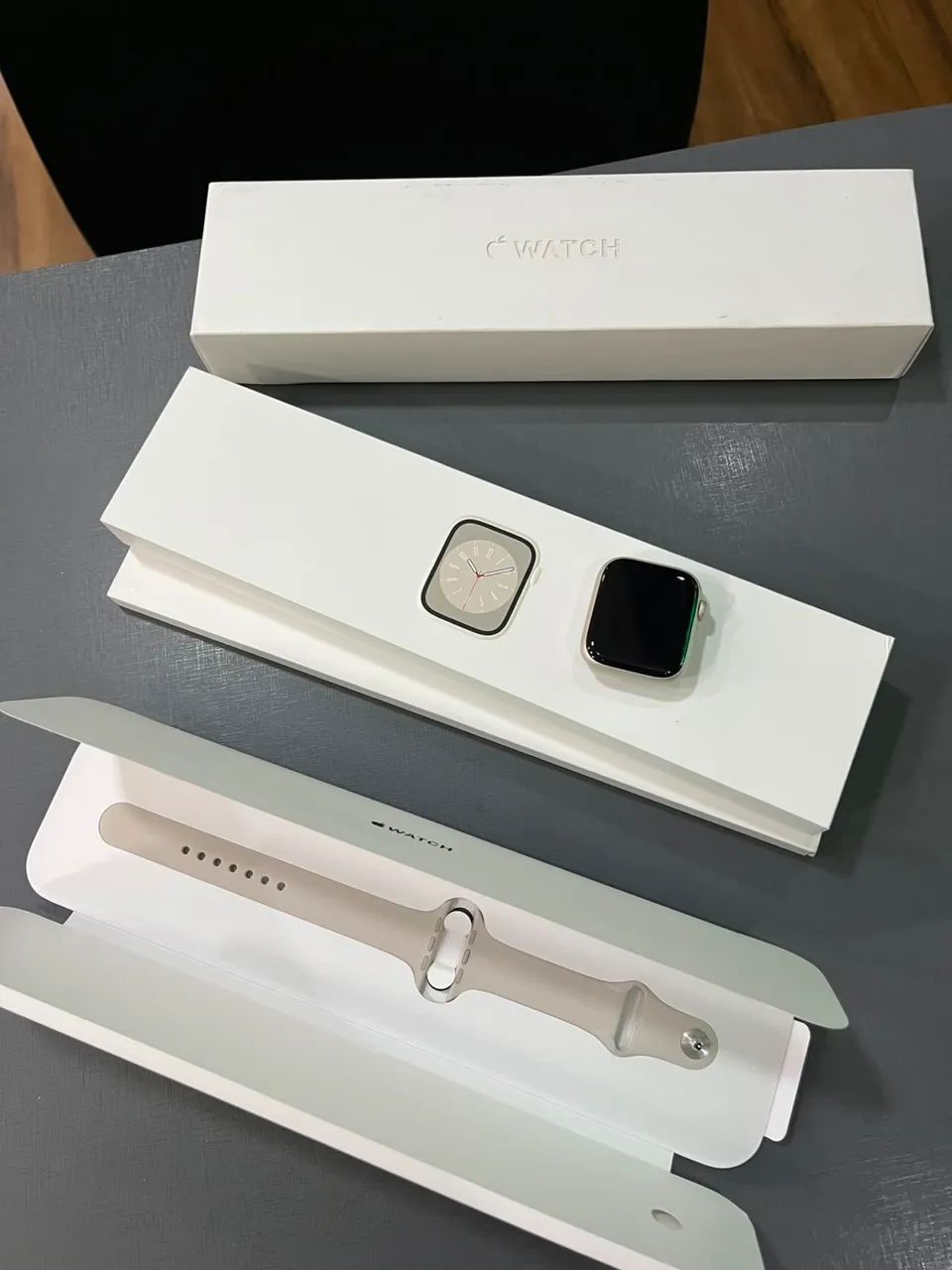 Apple Watch série 8 Silver com garantia - entrego 