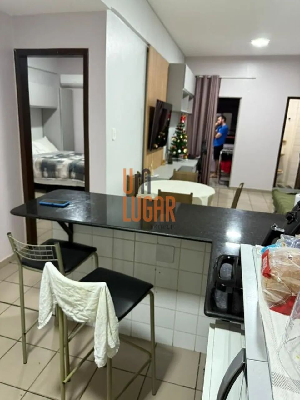 Um Lugar Imóveis Aluga: Apartamento Exclusivo com 1 quarto no Edifício André Segóvia, - Um - Foto 7