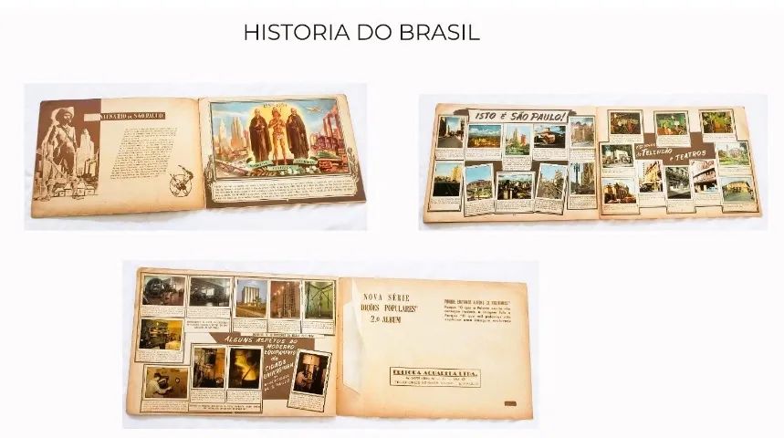 Coleção rara de álbuns de figurinhas antigos anos 1950 - Foto 3