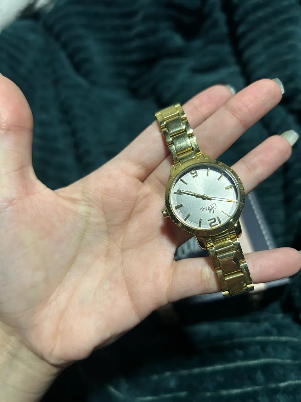 Relógio allora dourado nunca usado - Foto 3