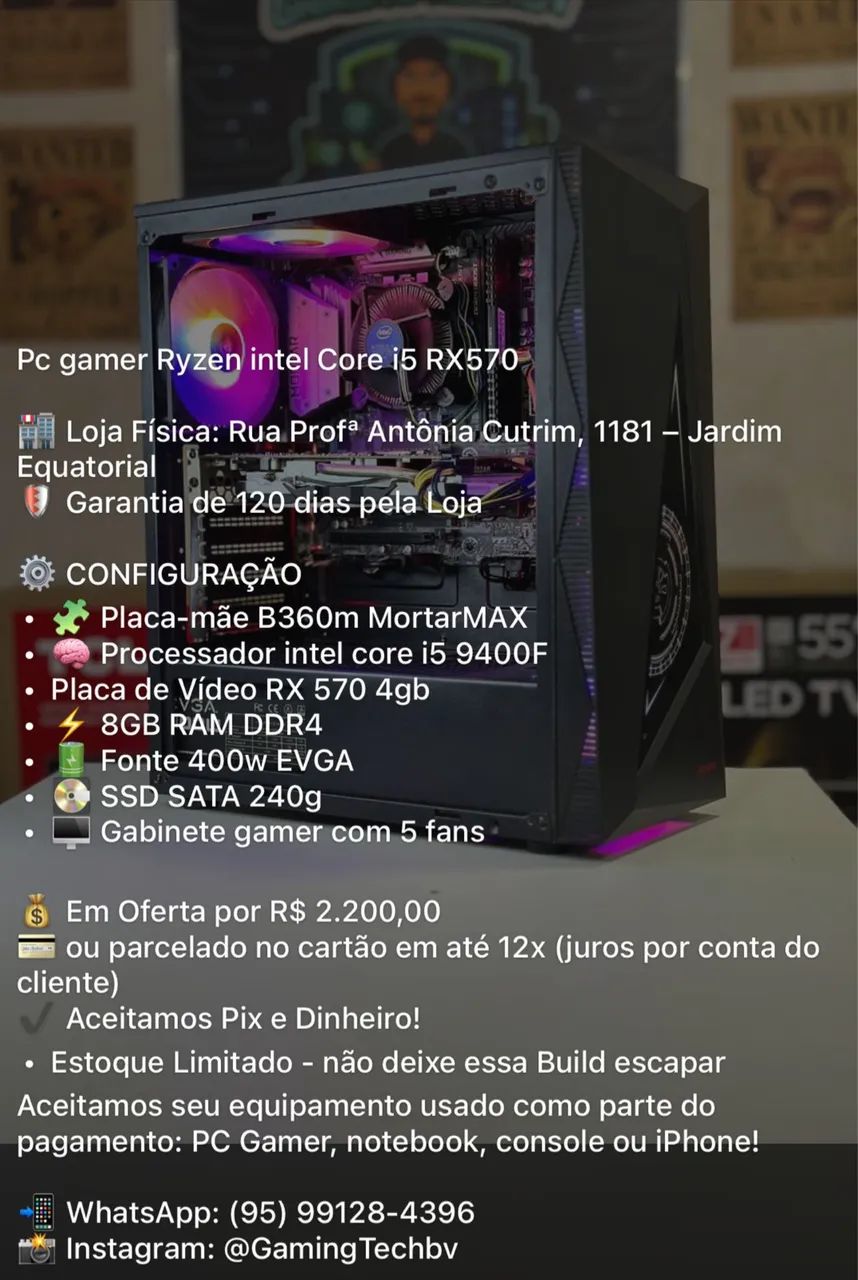 Computador entrada i5 