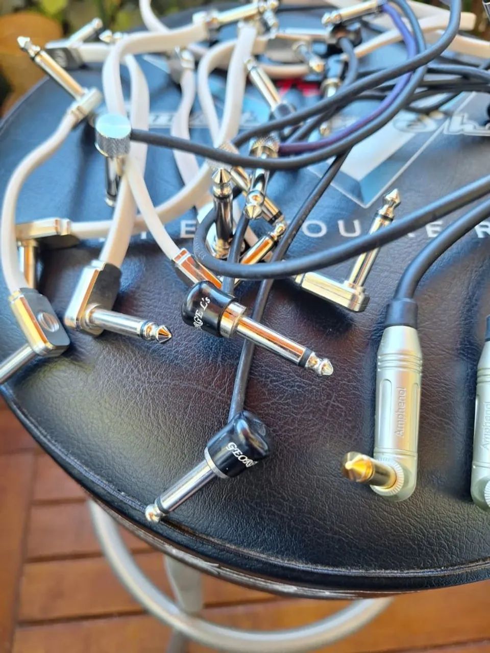 16 Cabos para pedal flat mogami/ Ernei Ball / George L /  - Foto 5