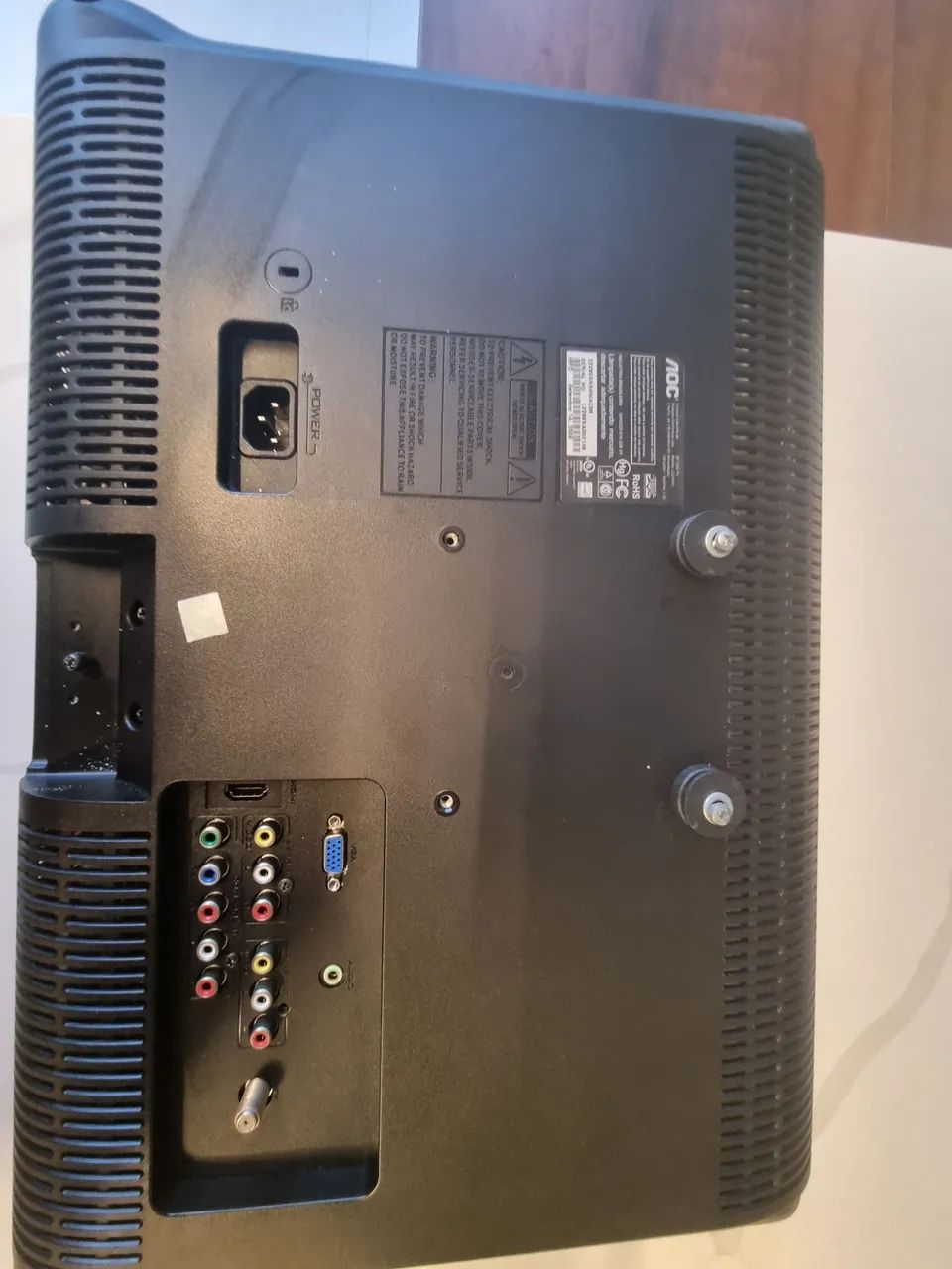 TV LCD 22" AOC e Soundbar Caixa de Som Gamer  - Foto 3