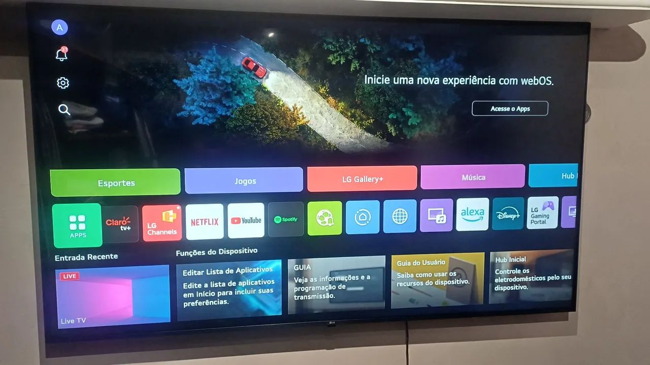 Smart tv 65" LG UR871C0SA led 4k Alexa