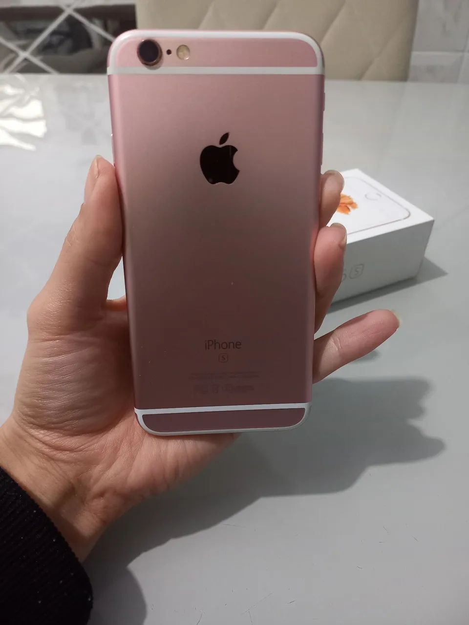 iPhone 6s 32GB Original Rose Gold + Caixa e Acessórios - Único