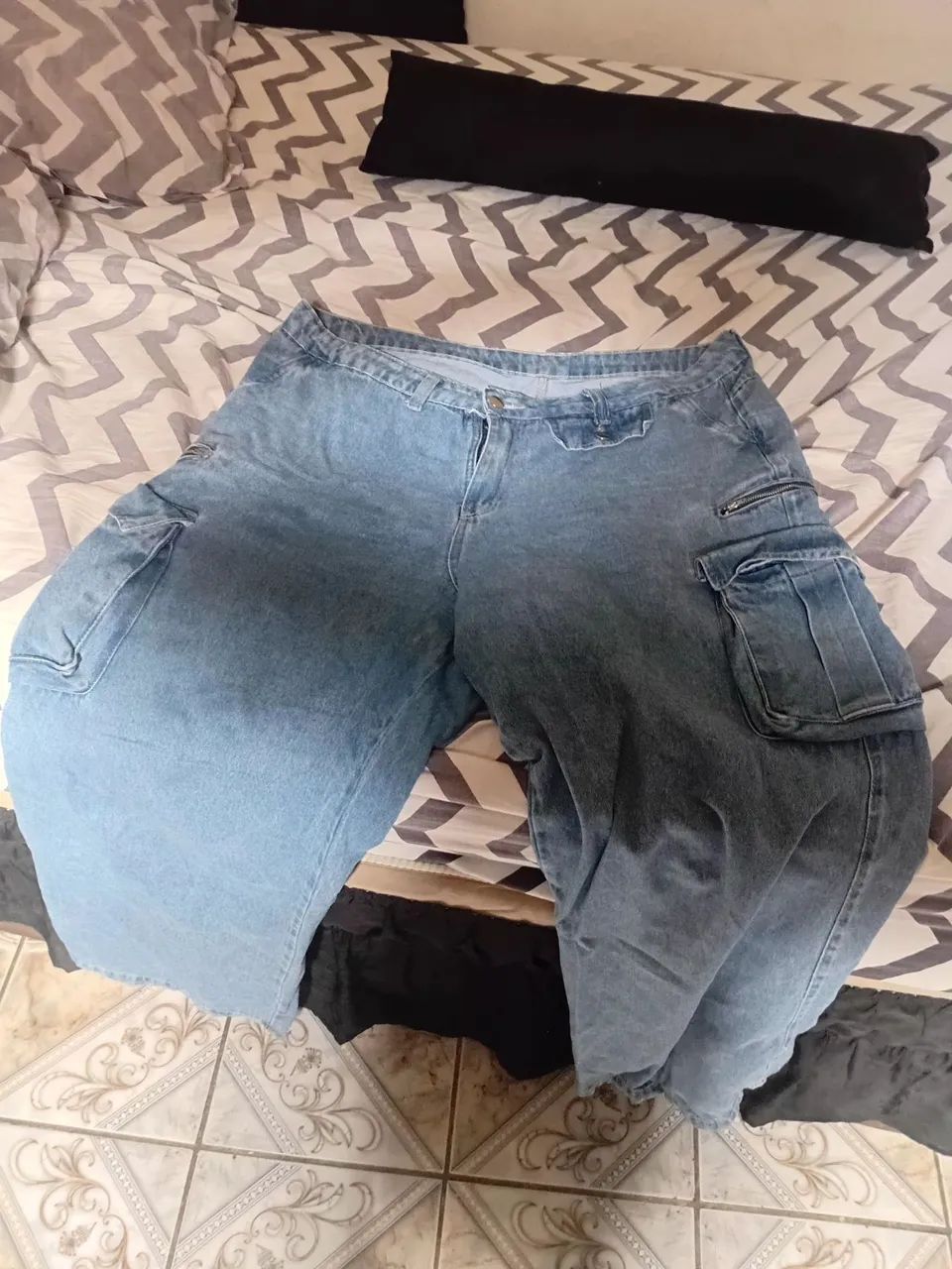 Calça jeans wide leg plus size - Foto 2