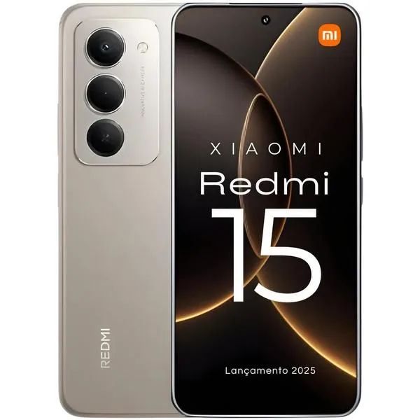 Celular Xiaomi Redmi 15 4G 144Hz 7000mAh 50MP IA Android 15