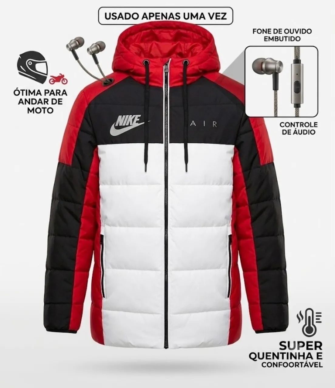 Jaqueta puffer Nike air