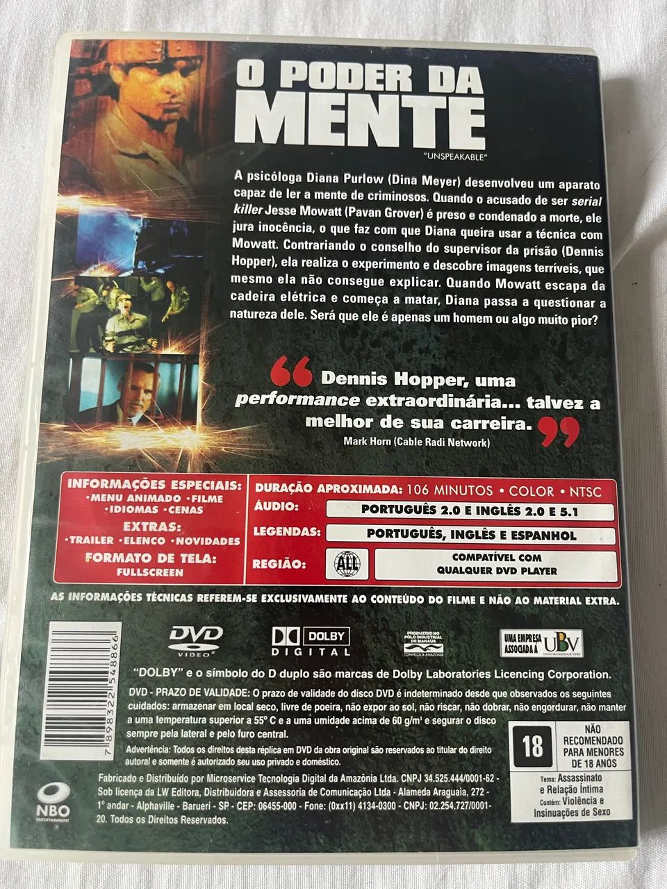 DVD O Poder da Mente  - Foto 2