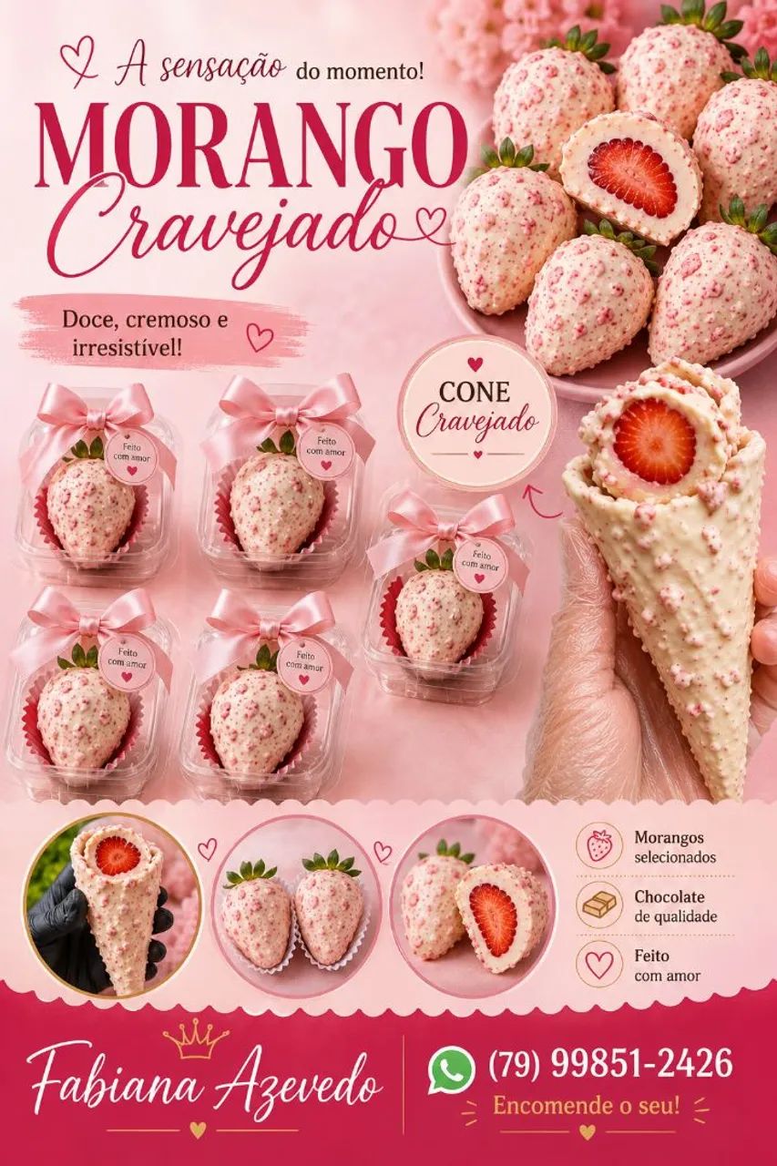 Morango cravejado ?