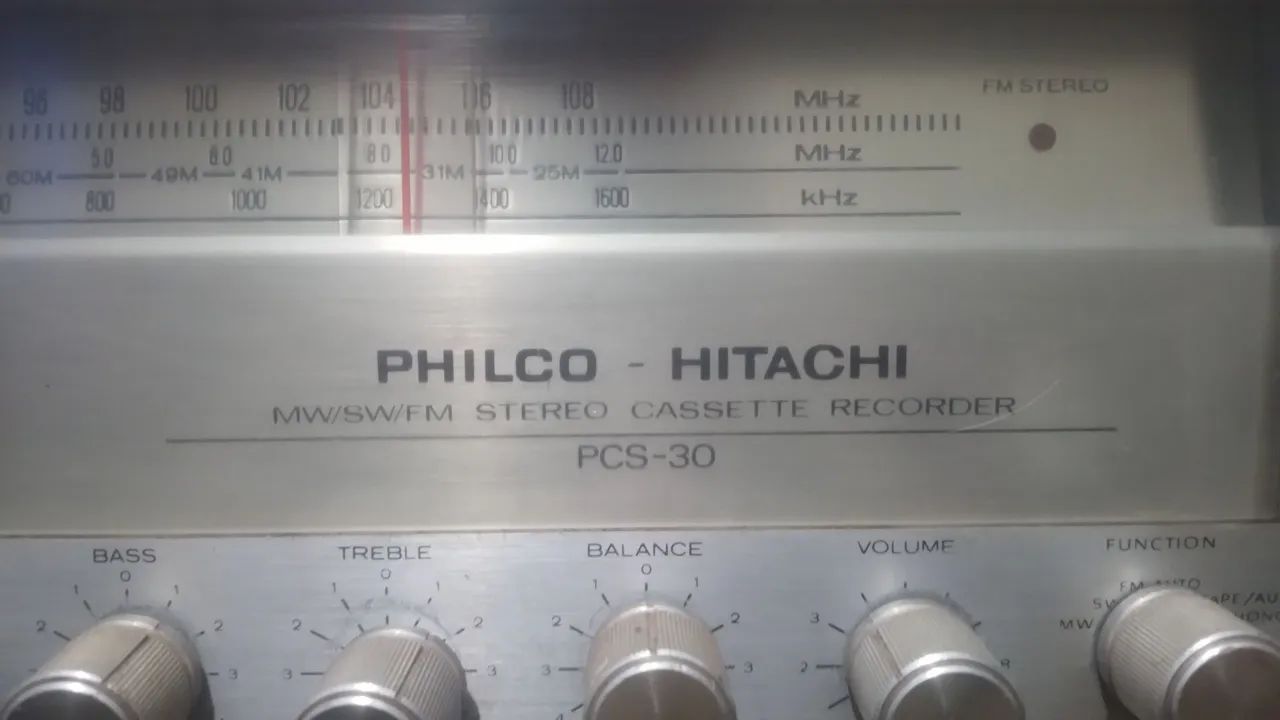 Toca disco 3x1 Philco Hitachi PCS 30 - Foto 3