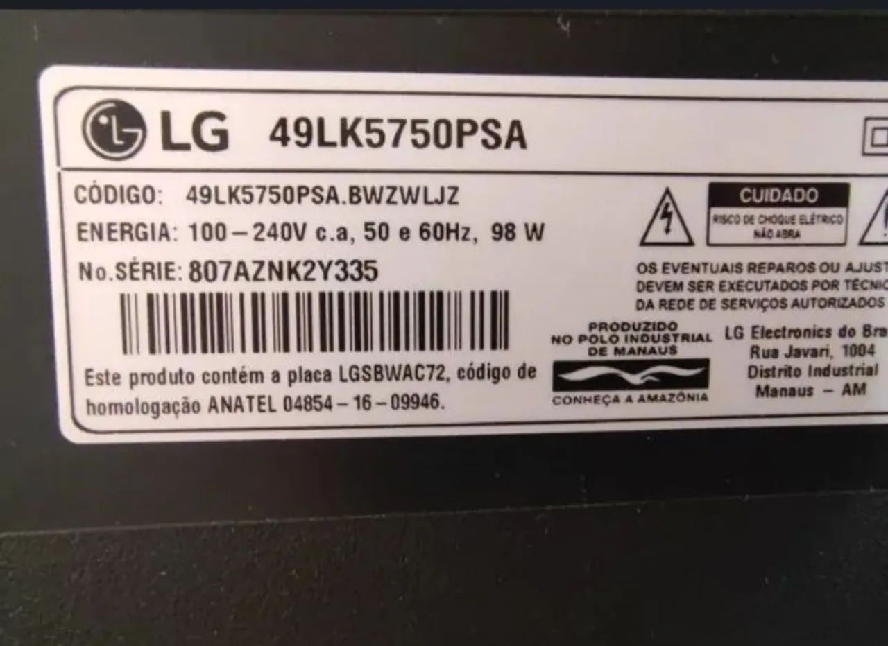 TV LG SMART 49 polegadas  - Foto 5