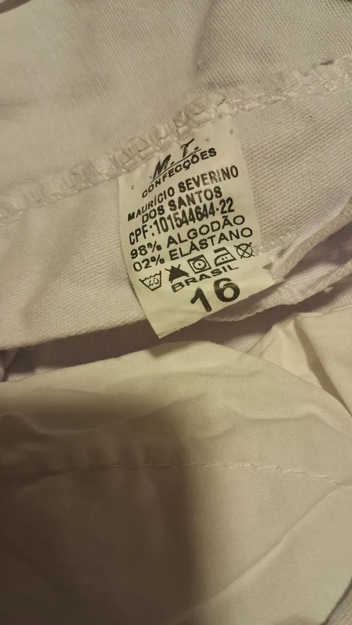 Calça Infantil Branca - Foto 2