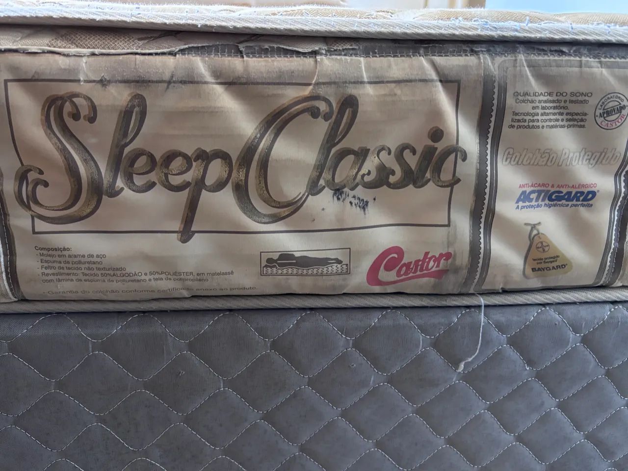 Colchão Sleep Classic Molas 138×188  + Box Simples - Foto 2