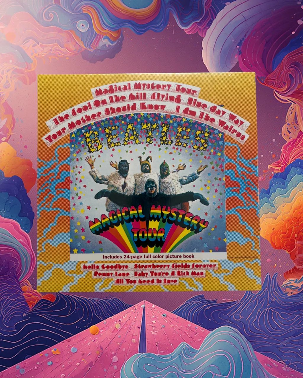 洋楽 The Beatles Magical Mystery Tour LP The Beatles - Magical Mystery Tour LP Vinil Clássico Psicodélico