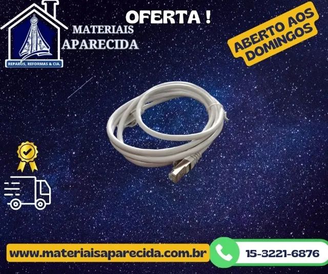 Cabo Rede 30 Metros CAT 6 LE-317
