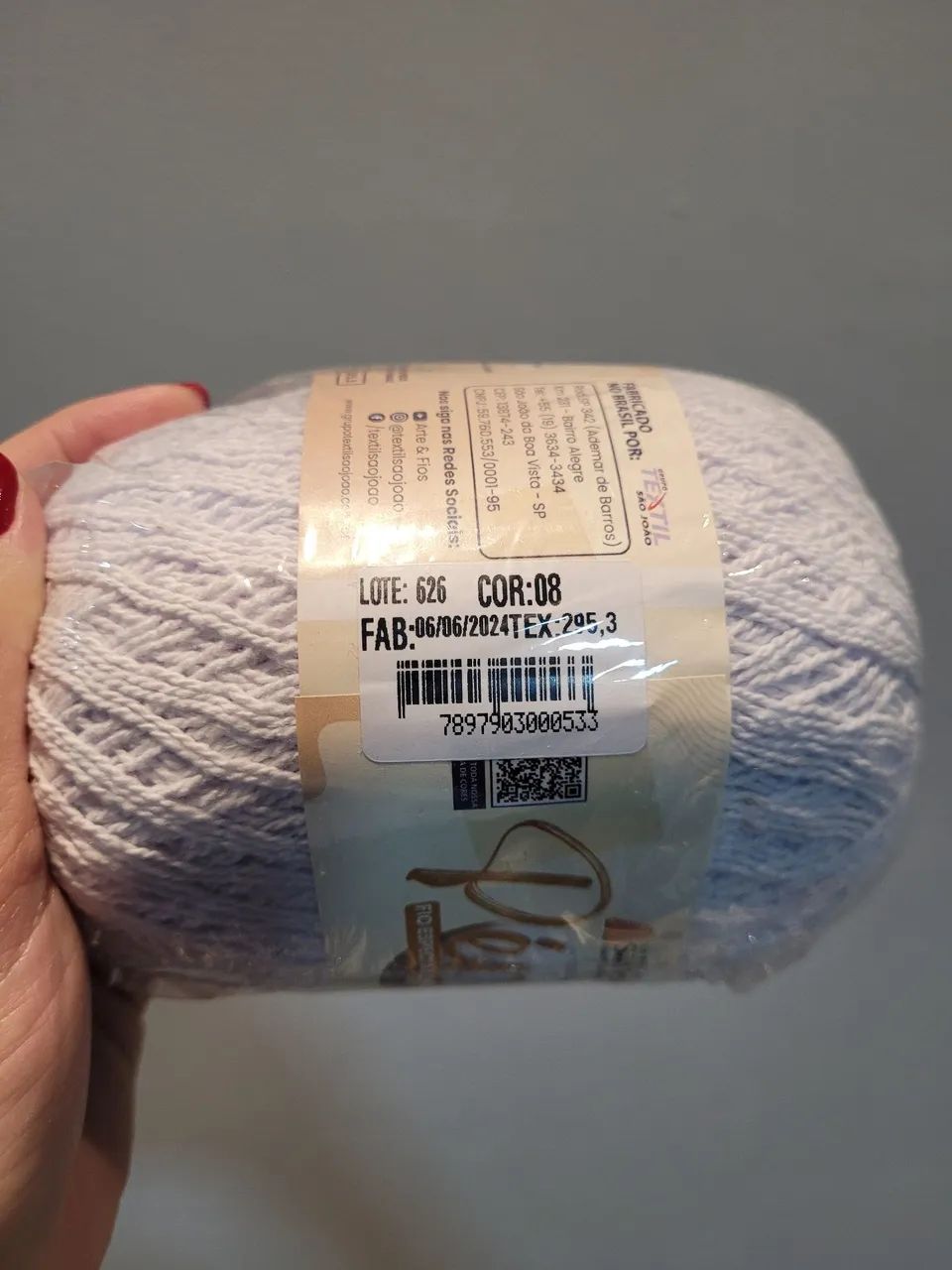 Linha de crochê- Pérola N°08 - Foto 2