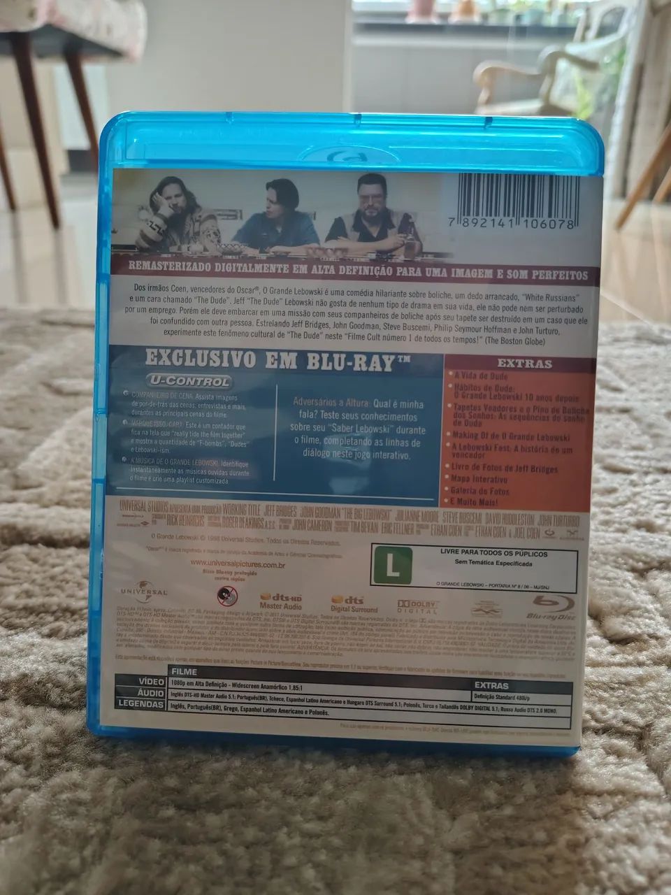 Blu-ray O Grande Lebowski de Ethan e Joel Coen c/ Jeff Bridges e John Goodman  - Foto 2