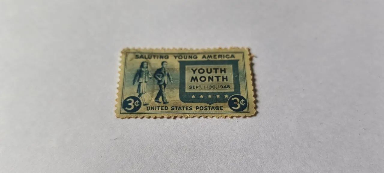 Selo postal estados unidos 1948 importado Raro  - Foto 3