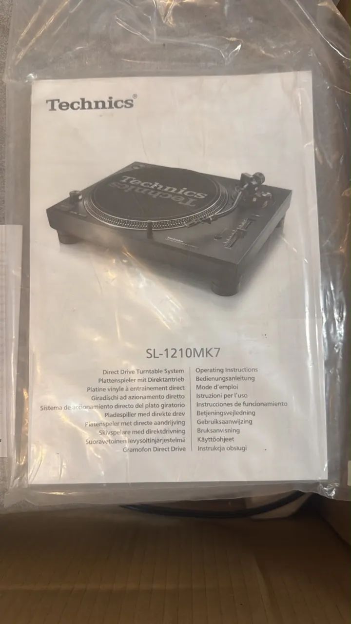 TECHNICS SL 1200 MK7 BLACK - Instrumentos musicais - Santo Amaro