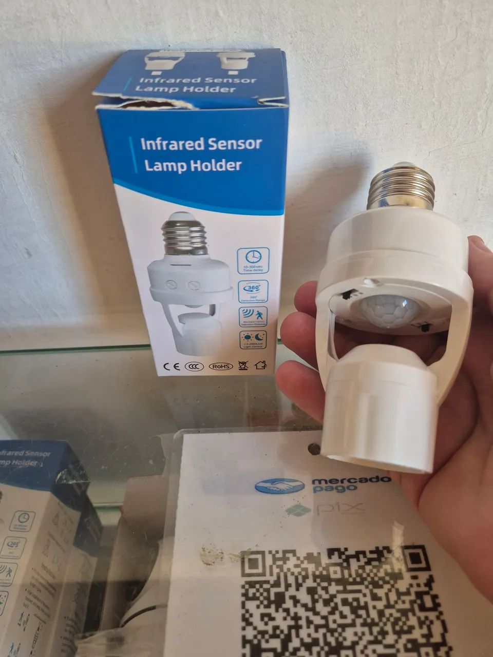 SENSOR DE PRESENÇA BOCAL E27 - Foto 2
