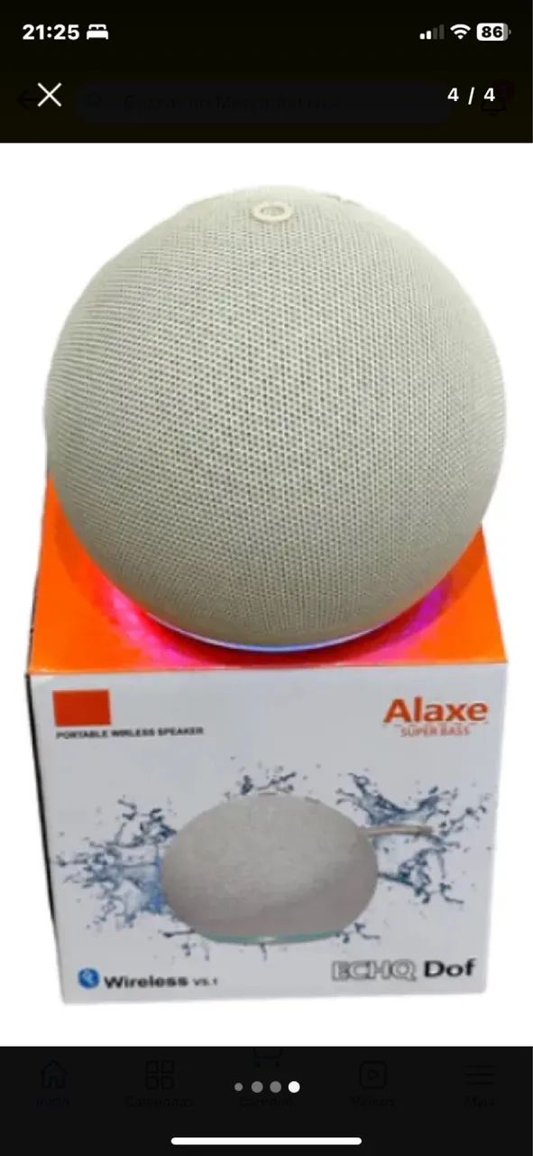 Caixa Bluetooth super Bass (Alaxe) 
