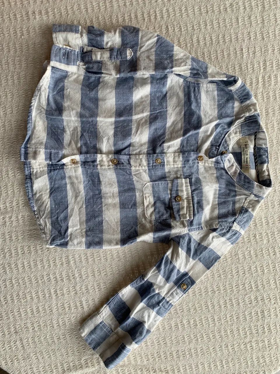 Camisa infantil manga longa 