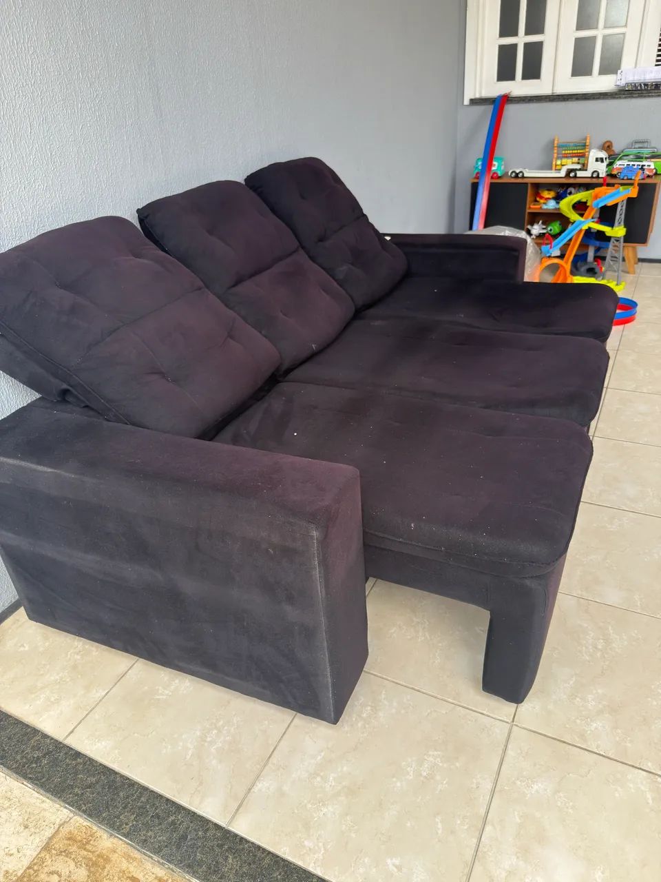 Sofá 3 lugares Reclinável e Retrátil  - Foto 3