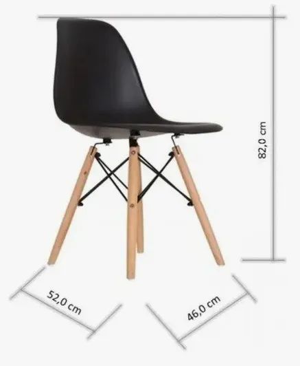 Cadeira Fixa Eifel Produto NOVO - Foto 5