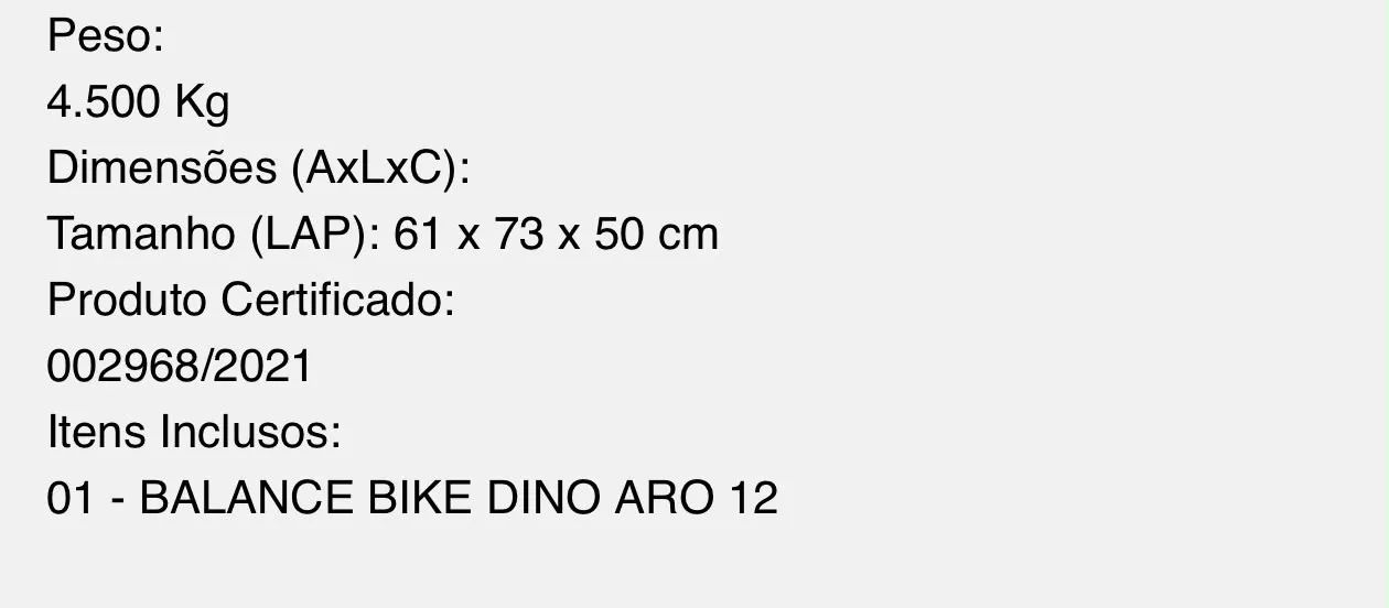 Bicicleta infantil Dino - Foto 4