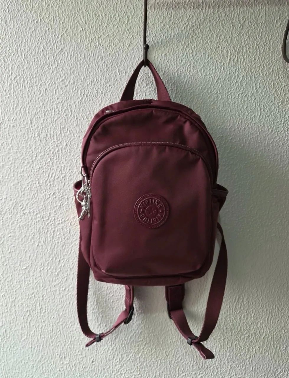 mochila Kipling Délia mini vinho - Foto 2