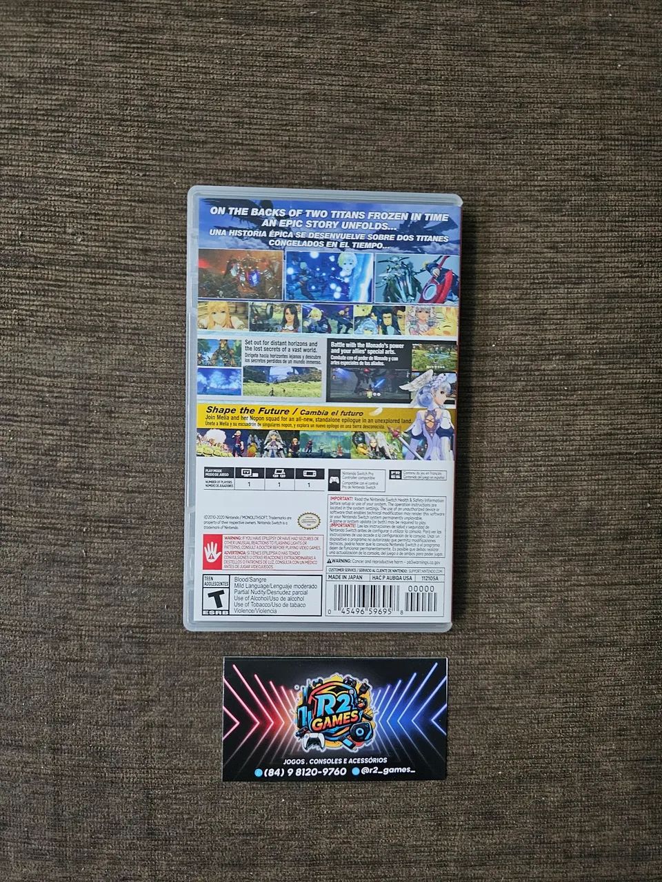 XENOBLADE CHRONICLES (NINTENDO SWITCH) JOGO - Jogos de Vídeo Game