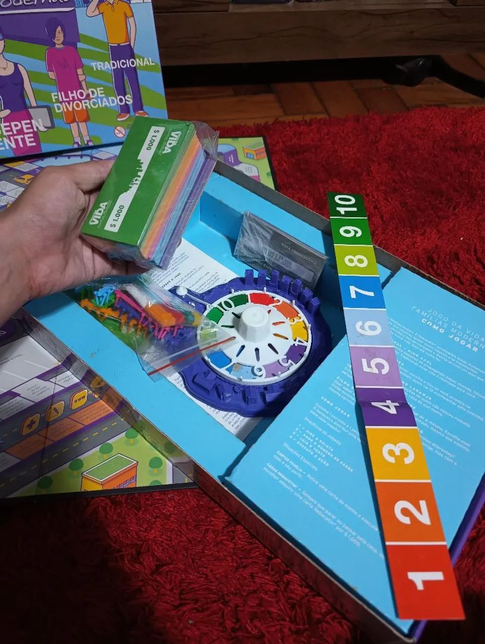 Jogo de Tabuleiro Jogo da Vida Famílias Modernas Estrela - Completo - Foto 3