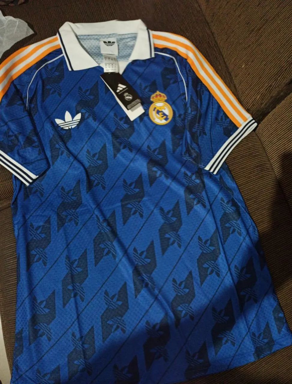 Camisa real Madrid retrô 
