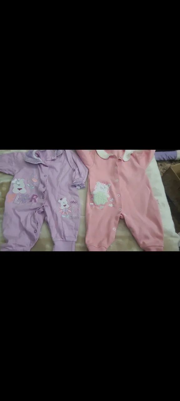 LOTE 50 PEÇAS ROUPA BEBÊ MENINA