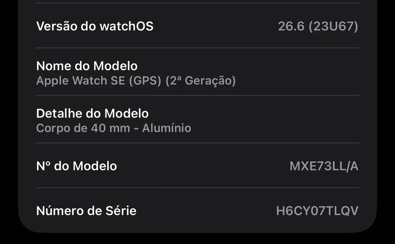 Apple Watch SE 2ª Geração 40 mm GPS  - Foto 3
