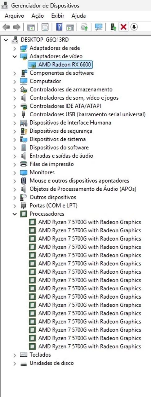 PC Gamer RX6600 Ryzen 7 - Foto 4