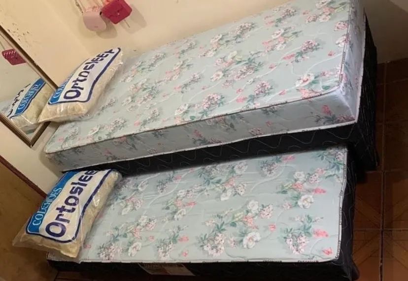 Cama Solteiro 10cm + Auxiliar - Praticidade no Dia a Dia