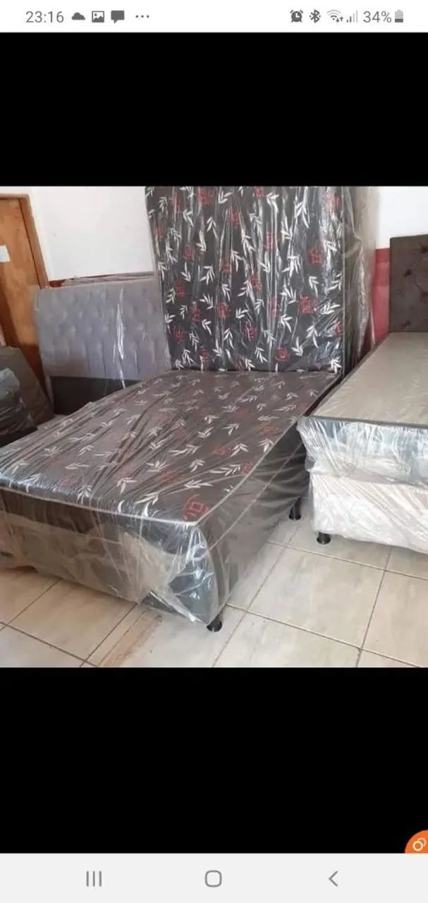 Quer dormir tranquilo? Compre essa cama box conjugada de molas ensacadas, valor 599,99