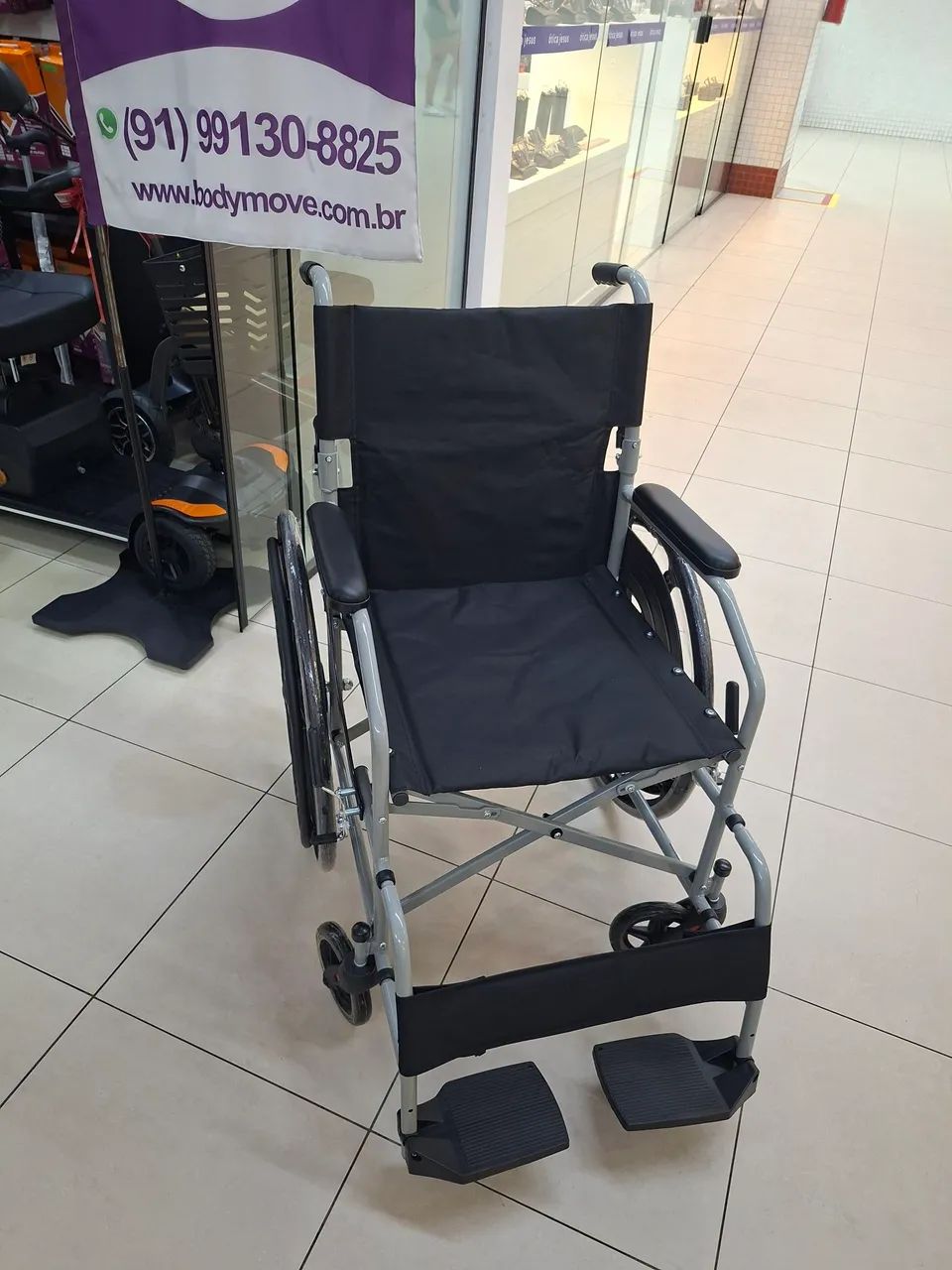 CADEIRA DE RODAS 100KG - Foto 2